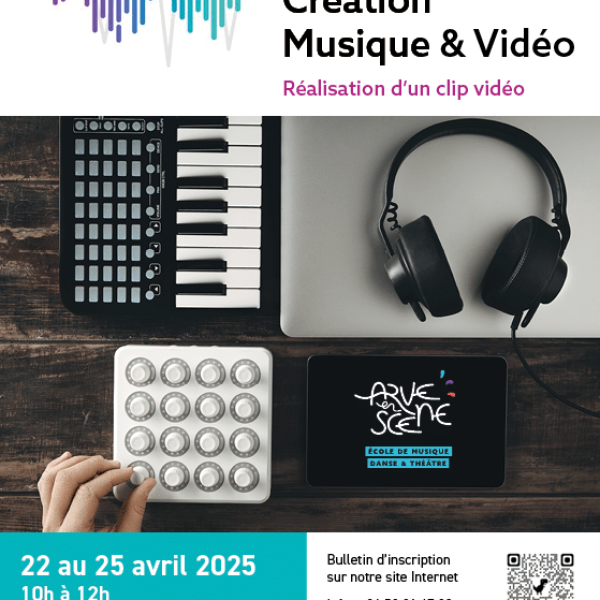 affiche stage créa. musique